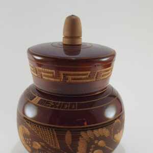 壺型木盒-墨西哥工藝品