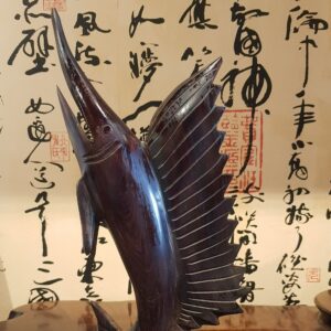 旗魚木雕(大)