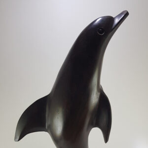 海豚木雕-1