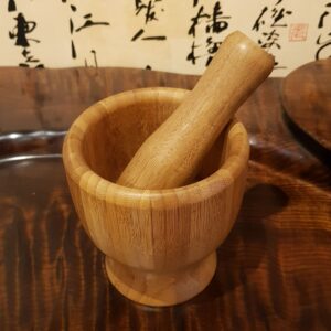 木製搗碎器 搗麻糬