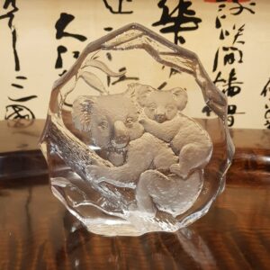 玻璃水晶無尾熊擺飾