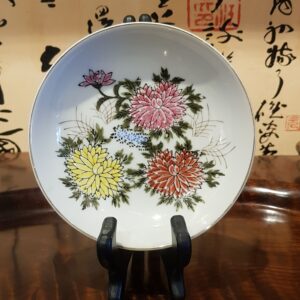 日本訊家菊花盤 掛盤 擺飾盤