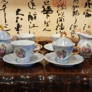 日本製貝殼色骨瓷套組