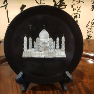 貝殼鑲嵌清真寺掛盤 擺飾盤