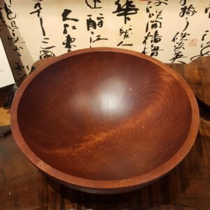 原木圓形水果盤(大)