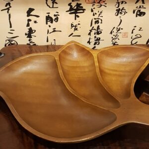 葉形分隔零食盤