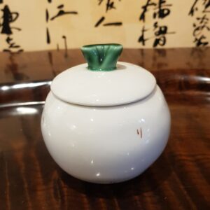 好彩頭陶瓷儲物盒 白蘿蔔造型零食盒 收納盒 茶葉罐